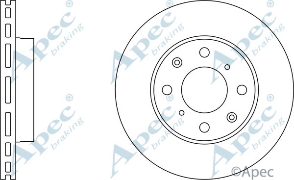 APEC BRAKING Тормозной диск DSK240